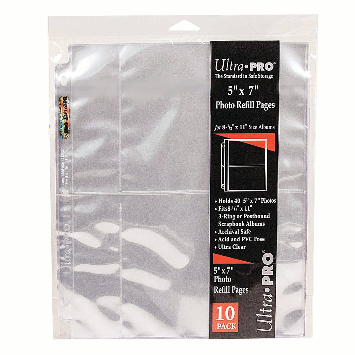 3-Hole Photo Pages (10ct) for 5" x 7" Prints