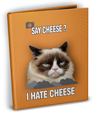 Grumpy Cat Say Cheese Mini Photo Album for 4" x 6" Prints with Sticker Sheets
