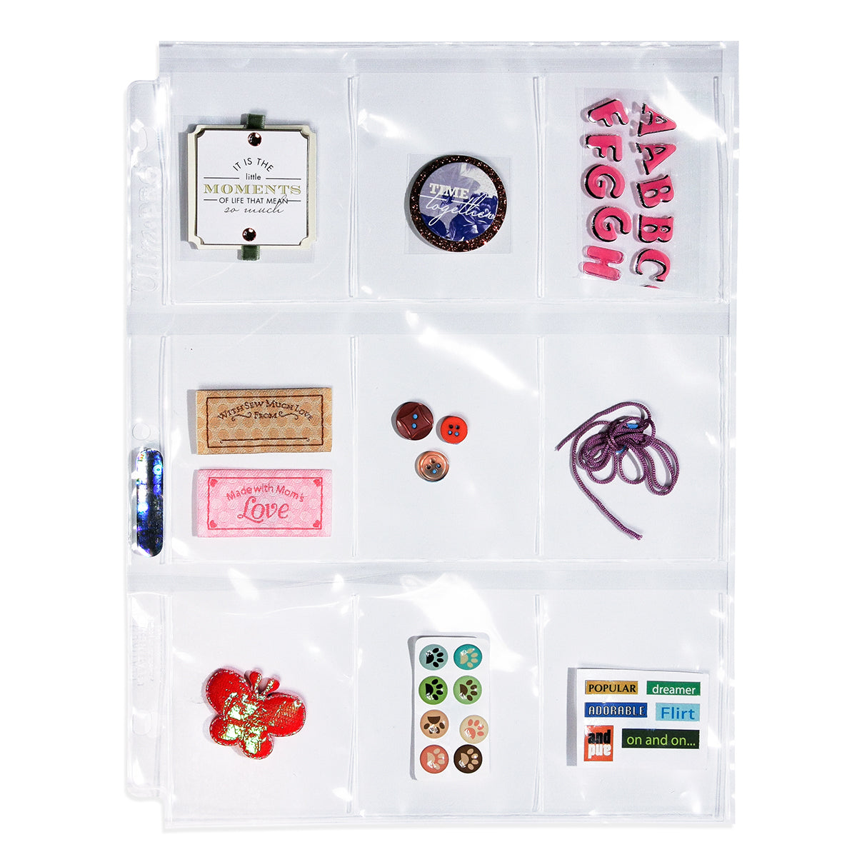 9-Pocket Storage Pages (25ct) with Secure Flap