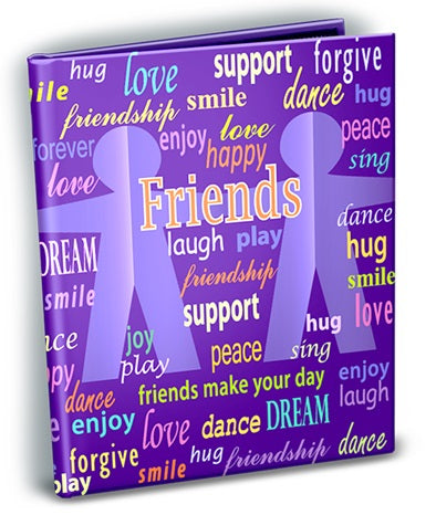 Friends Theme Mini Photo Album for 4" x 6" Prints